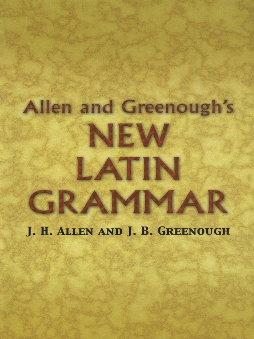 תמונה של  Allen and Greenough's New Latin Grammar